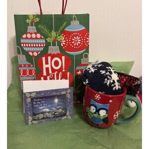 Christmas Holiday Gifts Sets Mug Santa Hat Teachers Friends Family Daycare